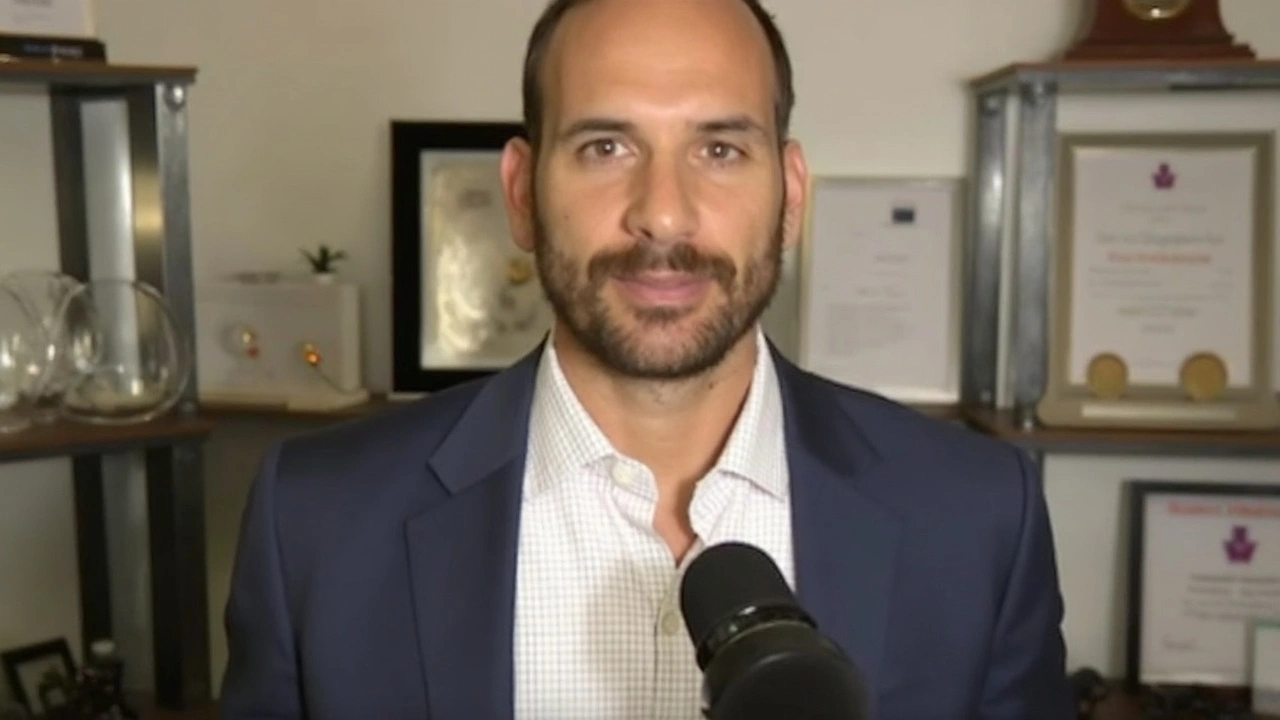 Eduardo Bolsonaro aponta possível sanção dos EUA contra líderes do Congresso brasileiro