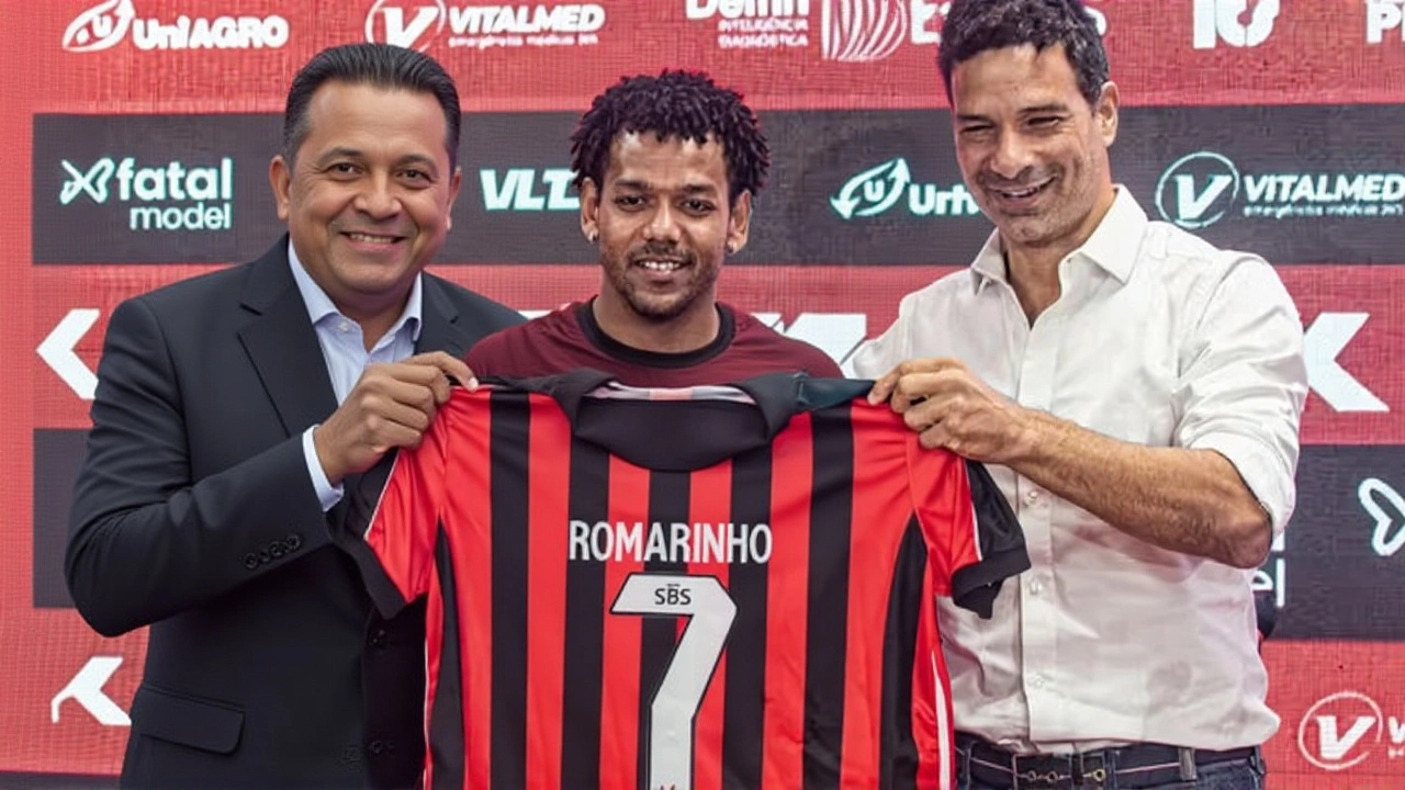 Romarinho veste a lendária camisa 7 do Vitória e promete acabar com a seca de gols